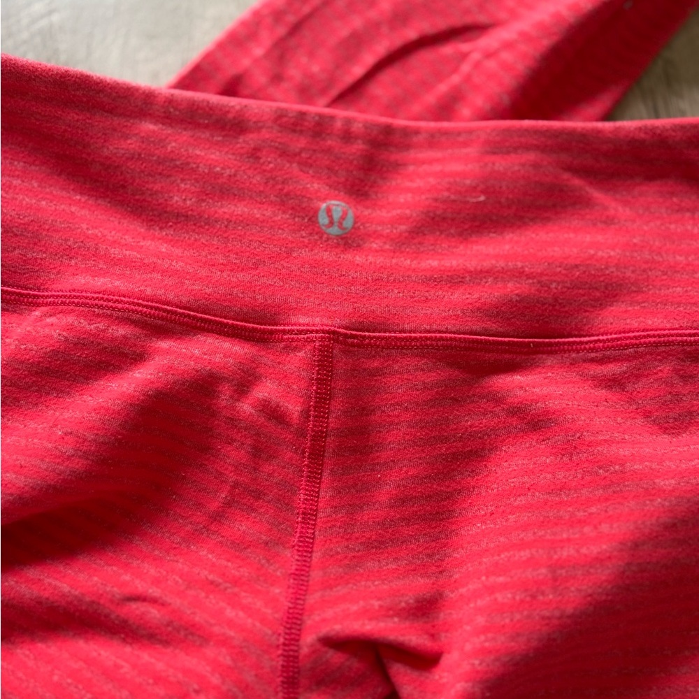 Lululemon Bright Red Active Leggings